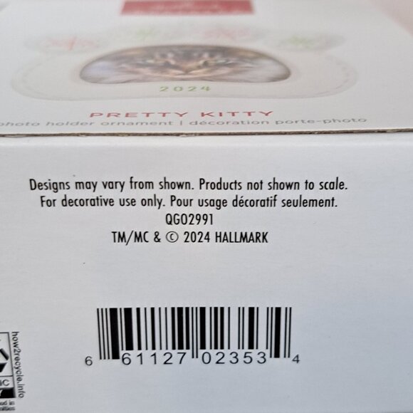 Hallmark Keepsake Ornament 2024 Pretty Kitty Photo Holder - Picture 13 of 14